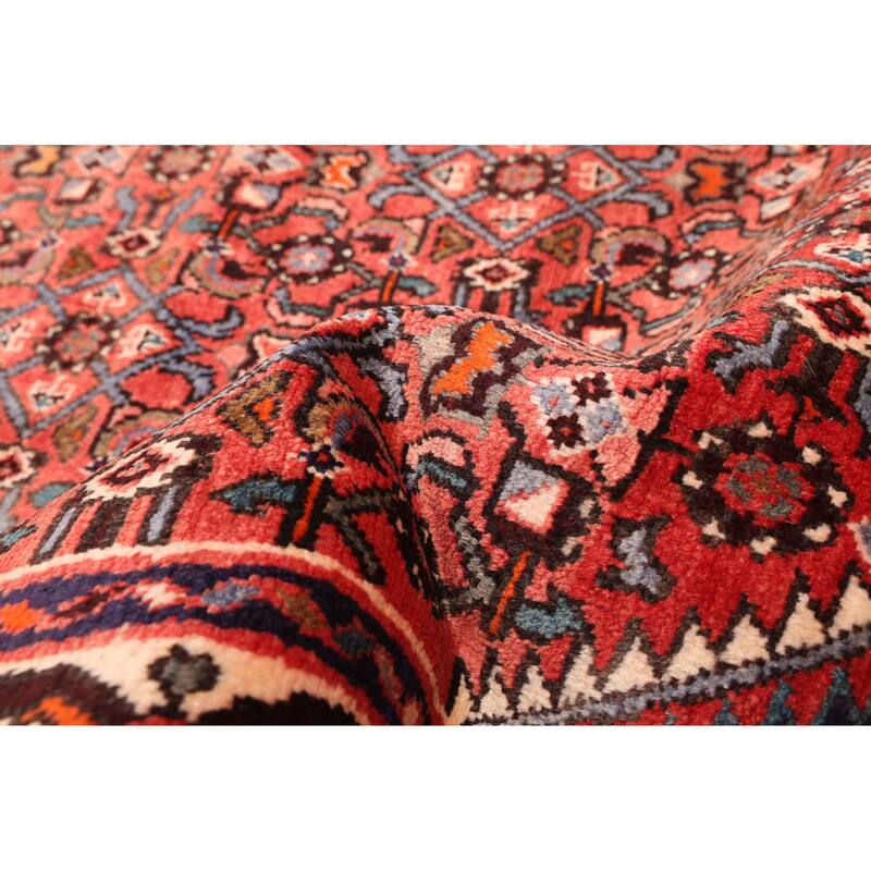 ECARPETGALLERY Hand-knotted Andelz Red Wool Rug - 3'7 x 10'4