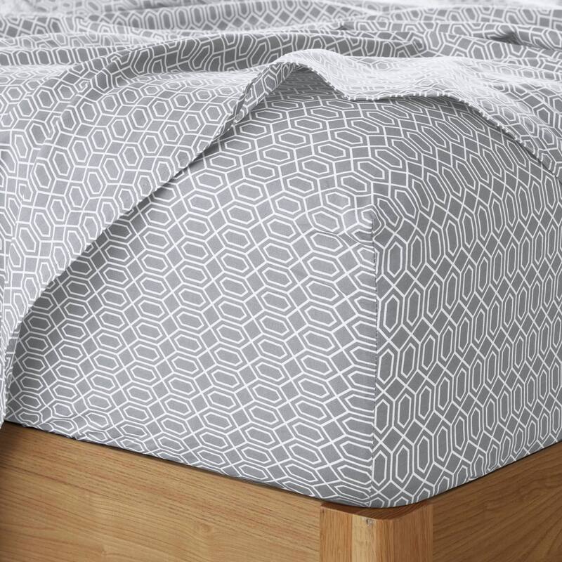 Chelsea Square 144 Thread Count Cotton Printed Cotton Sheets
