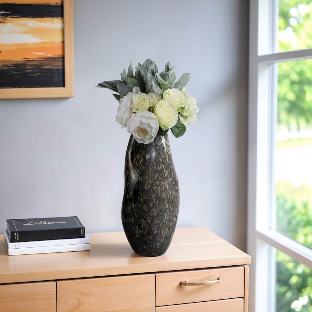 Glass Decorative Vase Handcrafted Modern Casual Home Style Piece