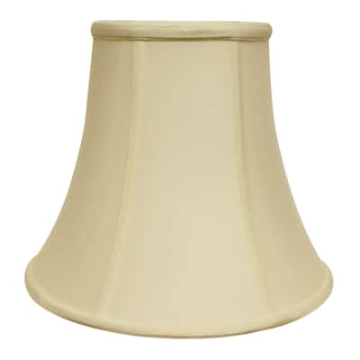 Cloth & Wire Slant Bell Softback Lampshade with Washer Fitter, Egg