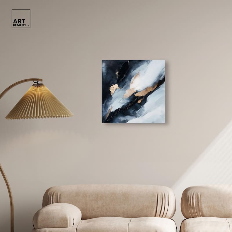 Golden Spark I Canvas by Art Remedy, Gallery Wrapped