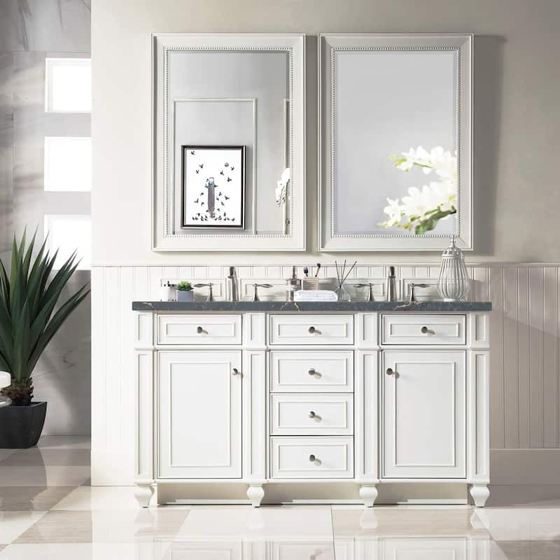 James Martin Vanities 157-V60D-FPBL Bristol 60" Free Standing Double