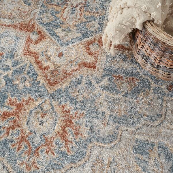Nourison Astra Machine Washable Distressed Area Rug