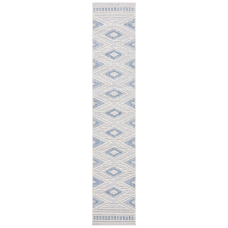 SAFAVIEH Santorini Romualda Indoor/Outdoor Rug - 2' x 10' Runner