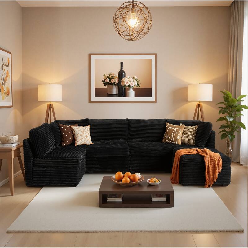 ​​OVIOS Modern Minimalist Fabric Sofa​