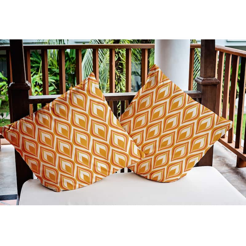 Feathers Indoor/Outdoor Throw Pillow