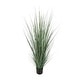 preview thumbnail 6 of 12, Green Faux Foliage Tall Onion Grass Artificial Plant with Black Plastic Pot