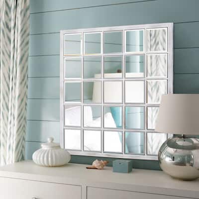 Allan Andrews Metal Framed Beveled Superior Wall Mirror