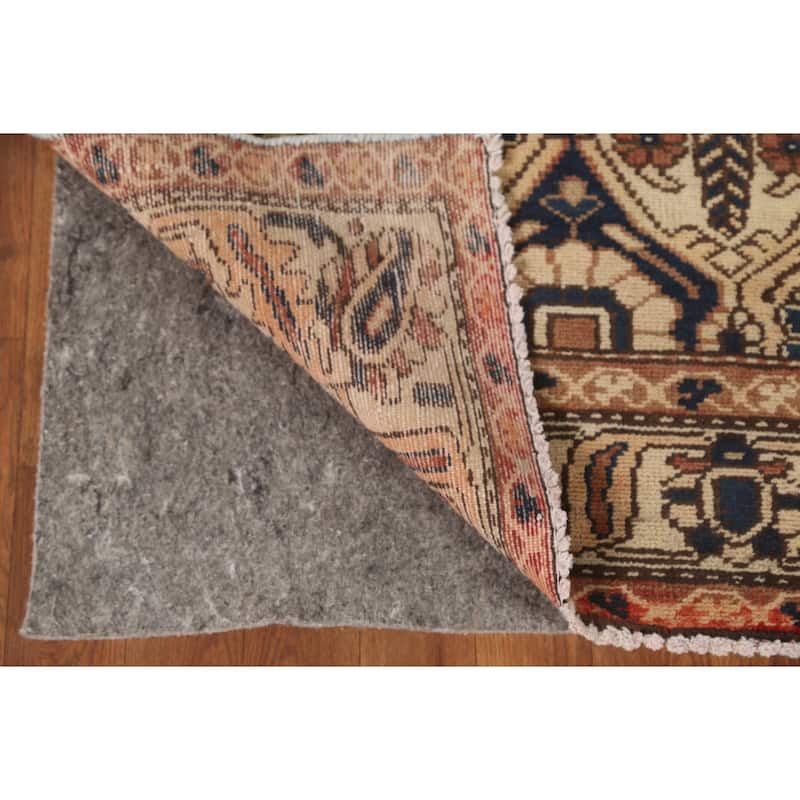 Vegetable Dye Bakhtiari Persian Vintage Rug Hand-Knotted Wool Carpet - 5'0" x 6'3"
