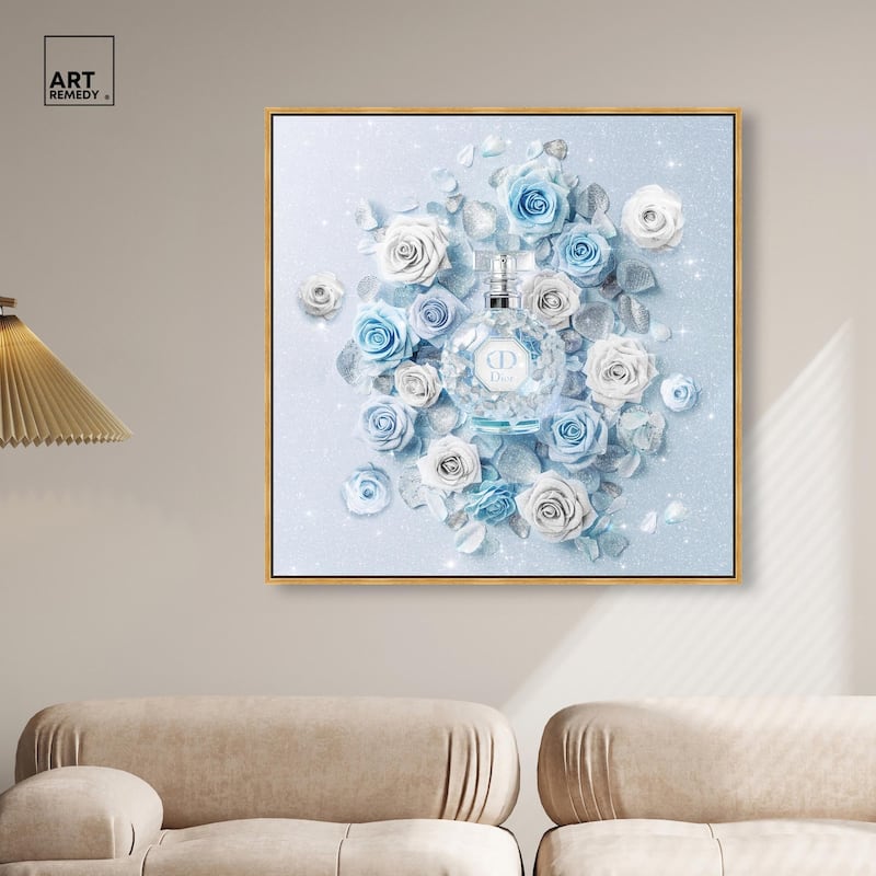Sparkling Floral Perfume II Canvas by Art Remedy