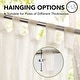 preview thumbnail 13 of 14, Deconovo Tab Top Waterproof Outdoor Sheer Curtains for Patio 2 Panels