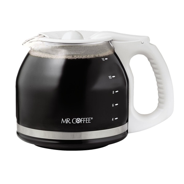 Shop Mr Coffee PLD13-1 Replacement Carafe, 12 Cup, White - Free Shipping On Orders Over $45 