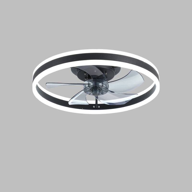6-speeds Quiet Reversible DC Motor Ceiling Fan / Dimmable LED Ceiling Light with Fan