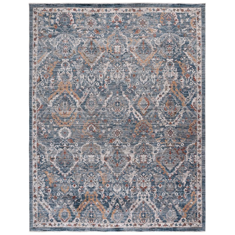 Martha Stewart by SAFAVIEH Whitney Gaini Rug - 8' x 10' - Blue/Rust Gold