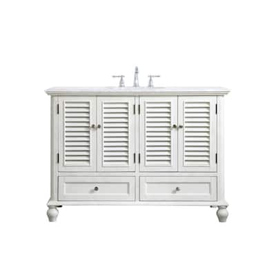 Elegant Lighting VF30548 Rhodes 48" Free Standing Single Basin Vanity
