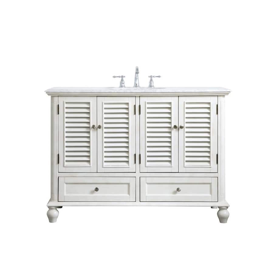 Elegant Lighting VF30548 Rhodes 48" Free Standing Single Basin Vanity