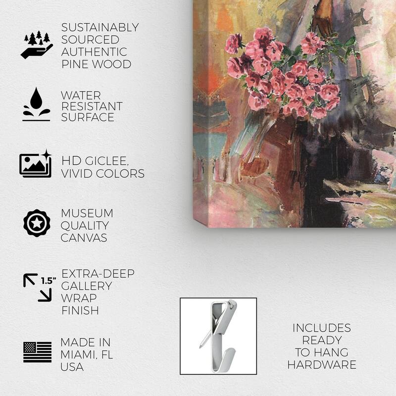 Wynwood Studio Fashion and Glam Lily New White and Traditional Wall Art Canvas Print