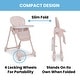preview thumbnail 12 of 18, 2-in-1 SlimFold High Chair for Babies and Toddler - 9'6" x 13'6"