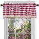 preview thumbnail 6 of 11, Buffalo Check Gingham Kitchen Curtain Valance, 58x14 Inches