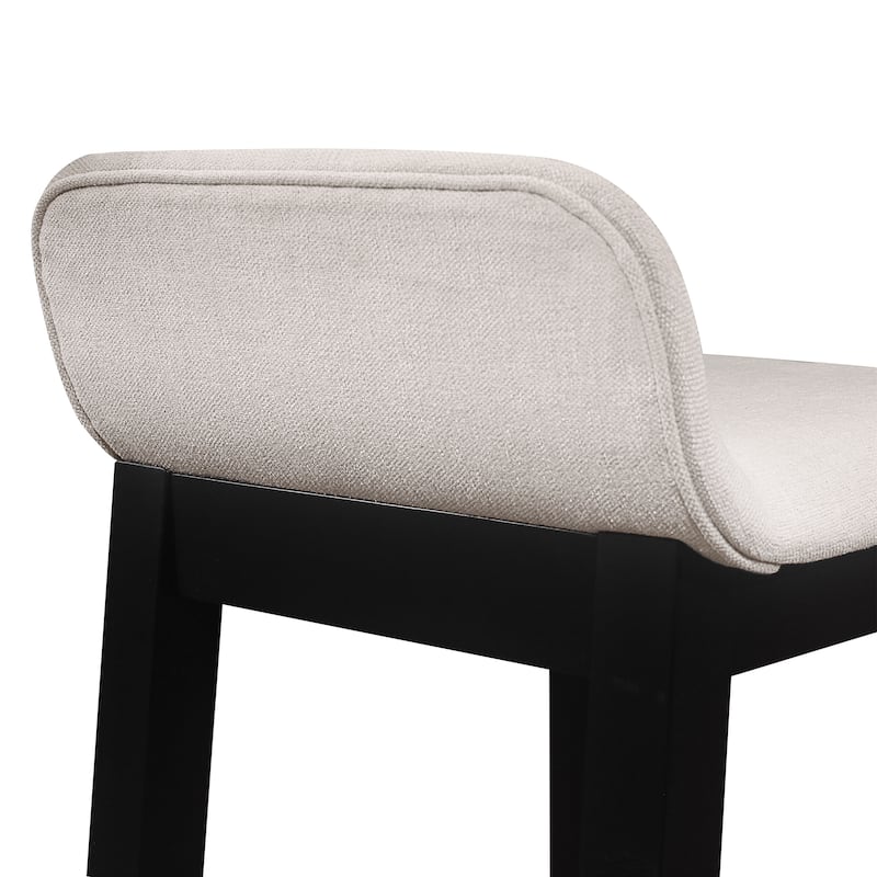 Hillsdale Furniture Maydena Black Wood Stool