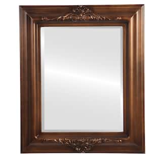 Winchester Framed Rectangle Mirror in Sunset Gold