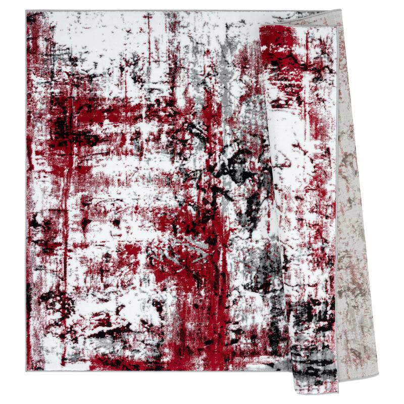 Samos Collection Abstract Area Rug