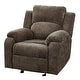 preview thumbnail 18 of 37, Chenille Manual Recliner with 3-Position Adjustable Backrest, Soft Foam Seat, Durable Frame, 330LB Weight Support
