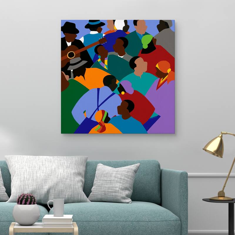 Jook Joint Gullah Islands by Synthia SAINT JAMES Canvas Art Print