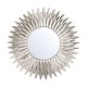 preview thumbnail 1 of 7, Crystorama Lighting Group BRH-M524 Broche 24" Sunburst Flat Steel Antique Silver