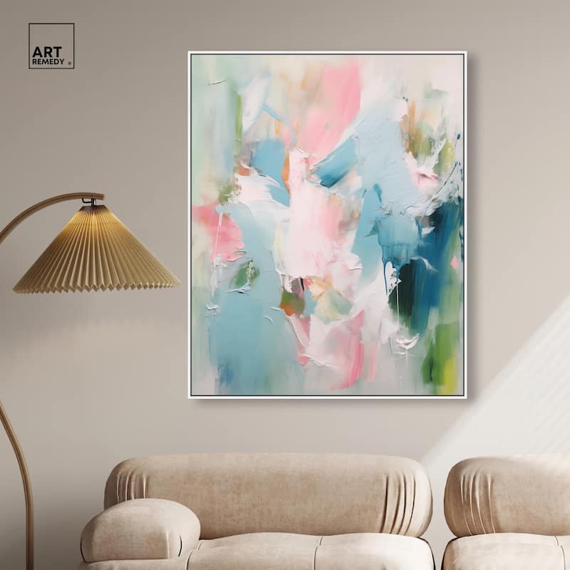 Neon Breeze II Canvas by Art Remedy