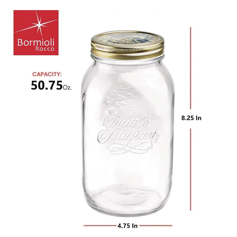 Bormioli Rocco Quattro Stagioni Canister - 50.75 Oz