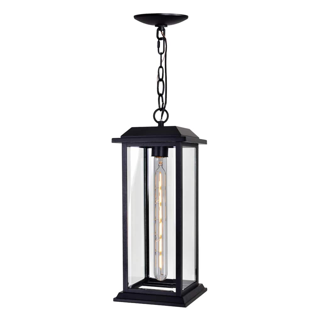 Blackbridge 1 Light Black Outdoor Pendant