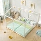 preview thumbnail 5 of 8, Gymax Double Floor Bed w/ Safety Guardrails No Box Spring Needed for