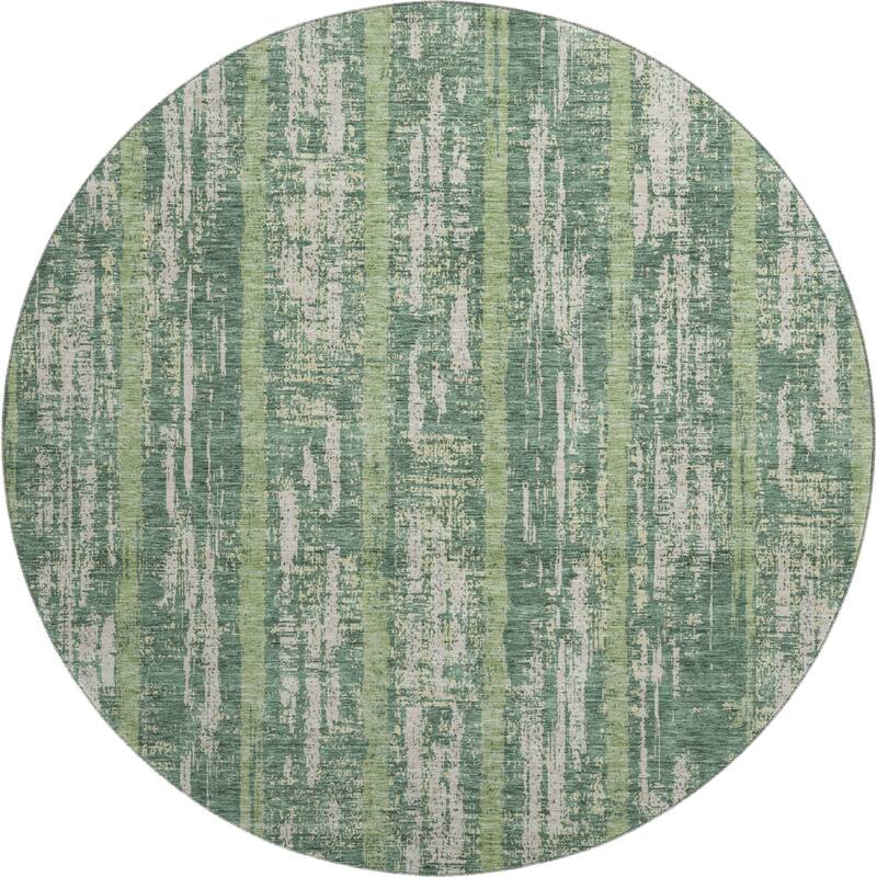 Premium Washable Super Soft Stripe Abrash Mayfield Rug