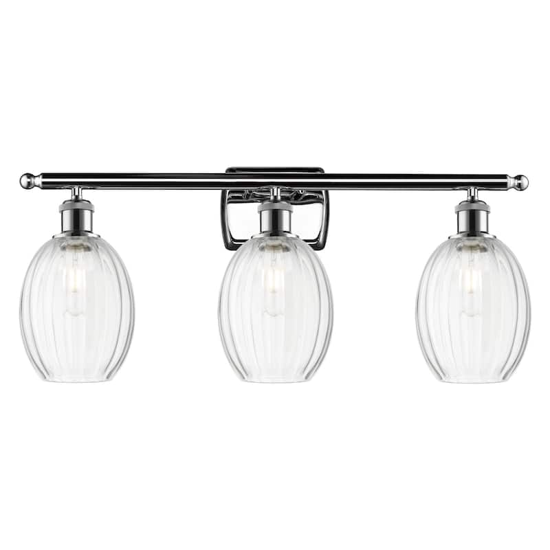 Innovations Lighting 516-3W-12-27 Preston Vanity Preston 3 Light 27" - Polished Chrome / Clear