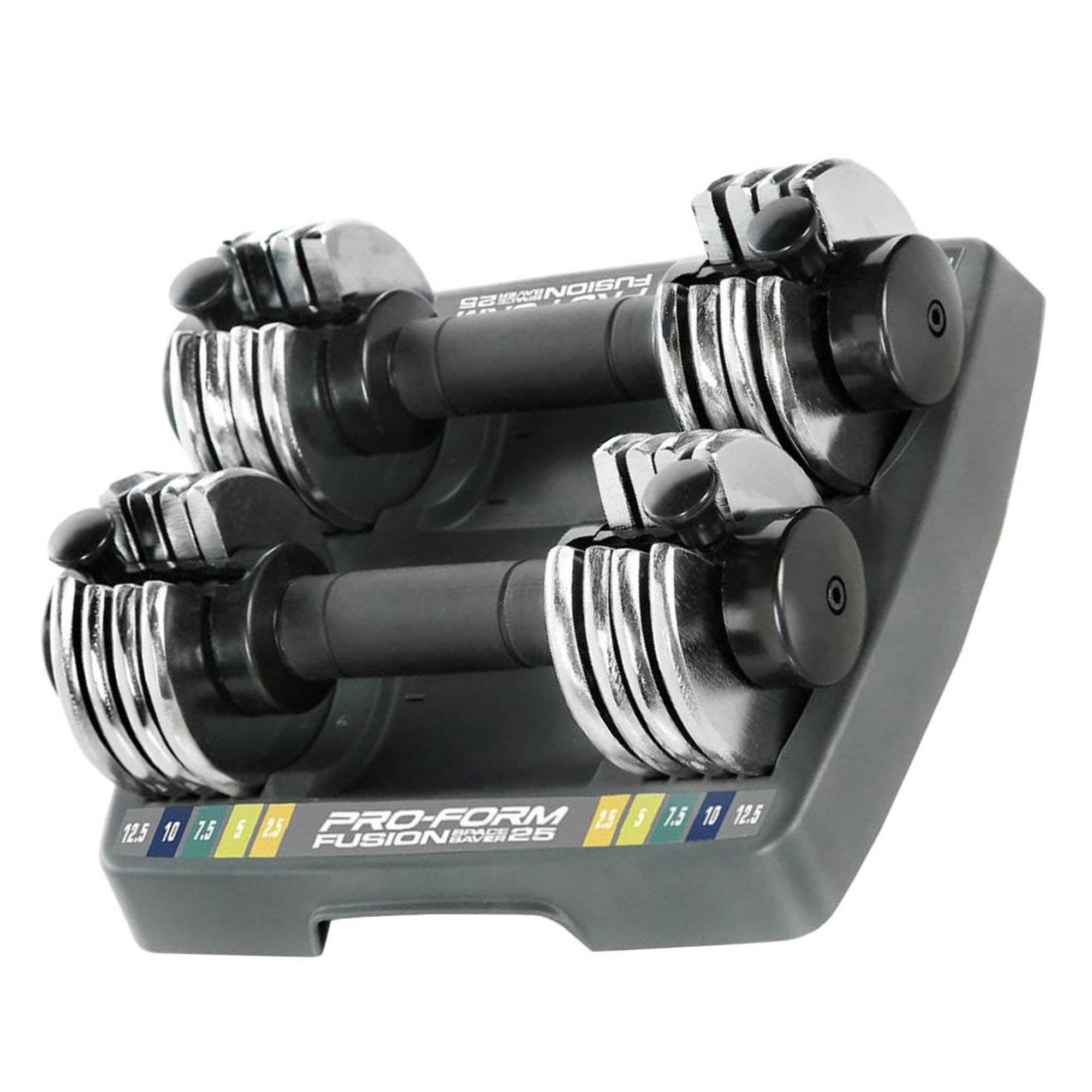 Proform adjustable outlet dumbbell storage tray
