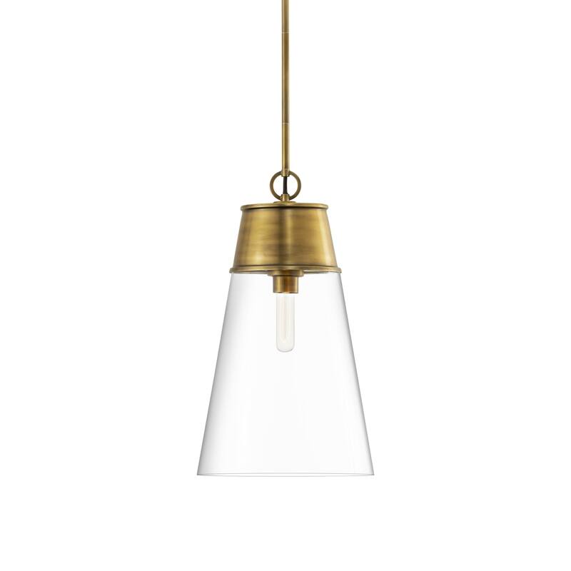 Z-Lite 2300P12 Wentworth 12" Wide Pendant - Rubbed Brass