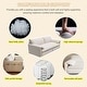 preview thumbnail 13 of 82, 66" Queen Pull Out Sofa Bed, 3-in-1 Convertible Sleeper Sofa with Side Storage