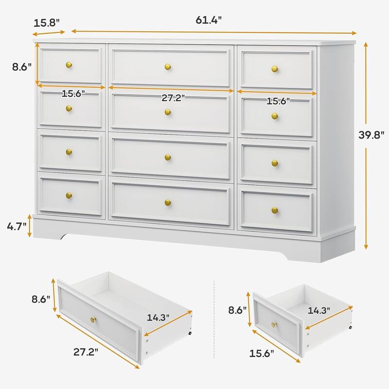 Dresser for Bedroom Dressers & Chests of Drawers Storage Organizer