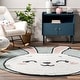 preview thumbnail 6 of 11, Nuloom Vera SpinClean Bunny Machine Washable Kids Area Rug