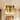 19.7" Antique Gold 2-Tier Metal Drum Diammable Chandelier Ceiling Light