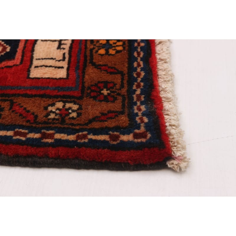 ECARPETGALLERY Hand-knotted Anatolian Vintage Black, Red Wool Rug - 5'2 x 9'1