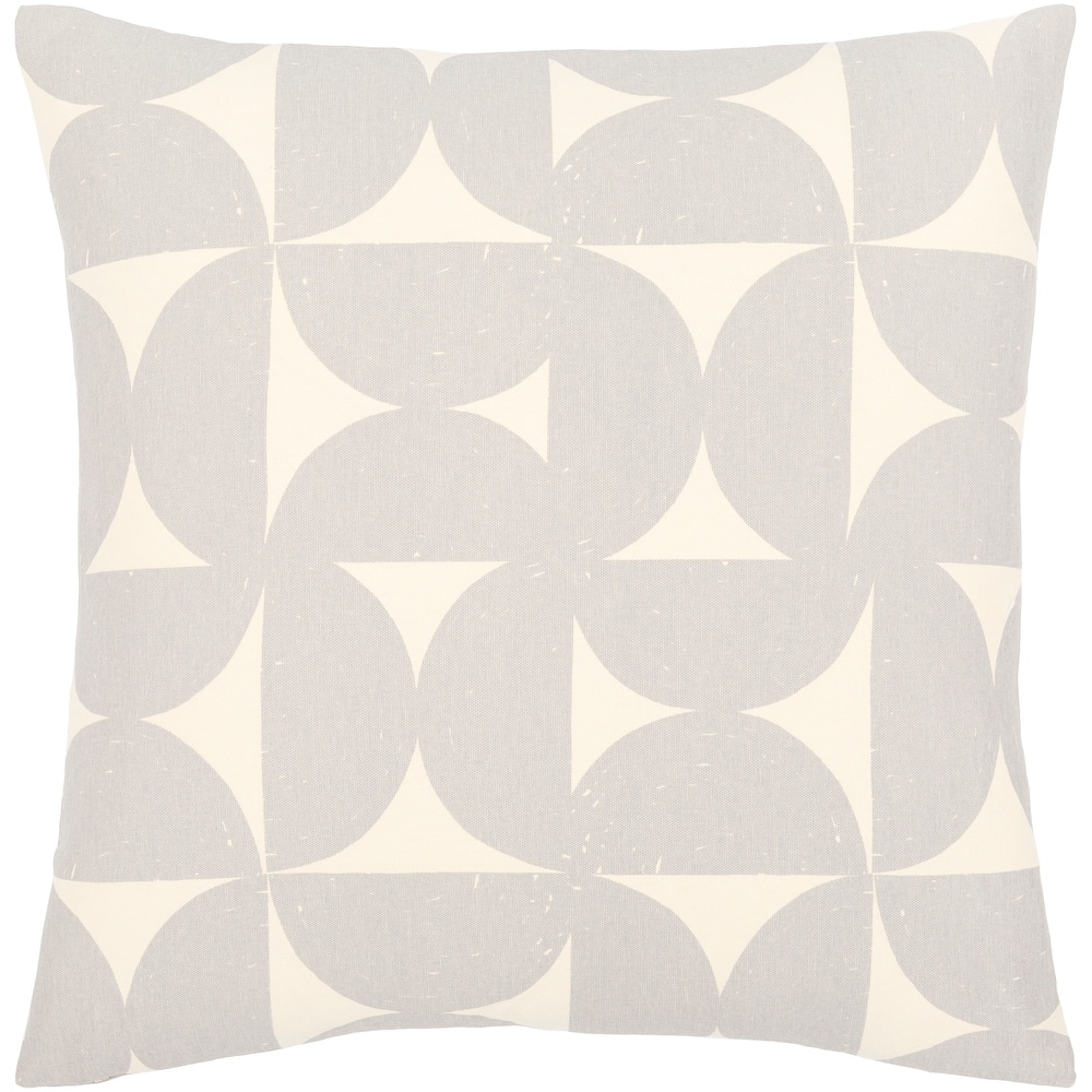 Livabliss Sanaya Half Circle Print Geometric Throw Pillow