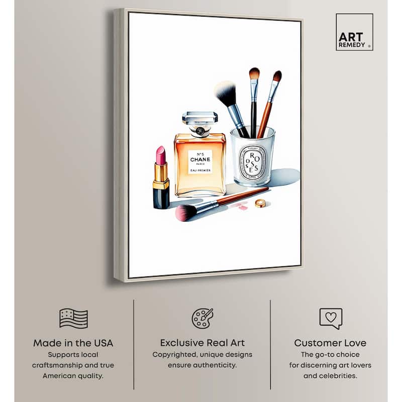 Bottle Beauty Canvas by Art Remedy