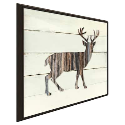 "Woodland Deer" by Carol Robinson Print on Floating Canvas