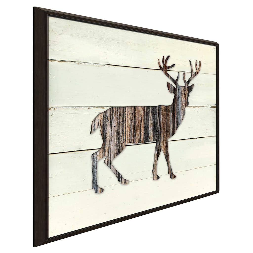 "Woodland Deer" by Carol Robinson Print on Floating Canvas