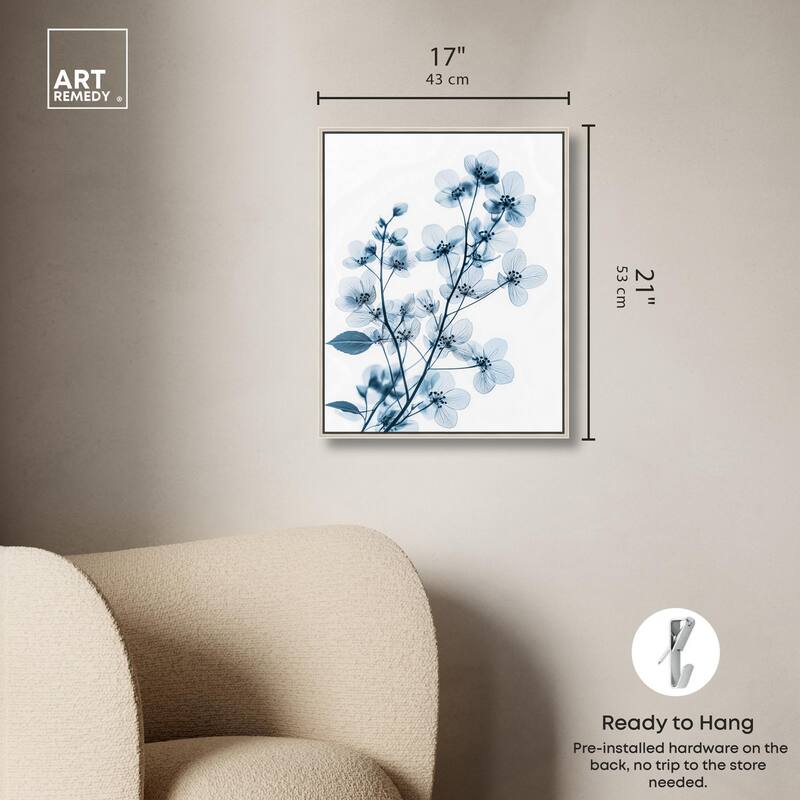 Translucent Petals I Canvas by Art Remedy