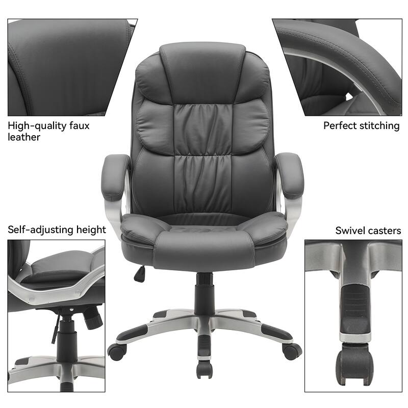 Office Chair Adjustable High Back Task Chair with Massage Function