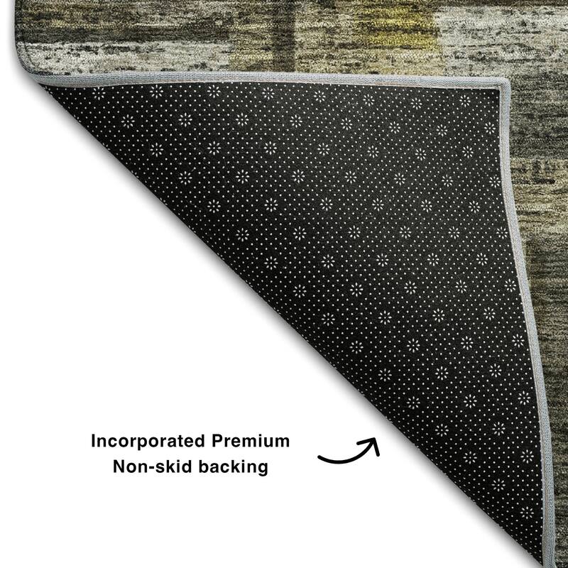 Premium Washable Super Soft Vintage Contemporary Mayfield Rug