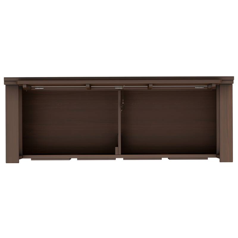 WYNDENHALL Halifax 48 inch Wide Solid Wood Transitional Entryway Bench - 48 Inches wide